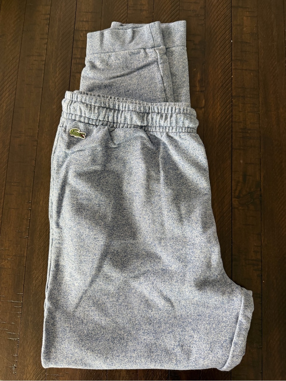 Lacoste Women’s Heather Blue Sweatpants - Size L